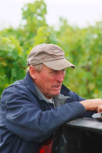Doug Fries, founder of Duck Pond Cellars, has been farming on the West Coast for five decades. (Photo courtesy of Duck Pond Cellars)