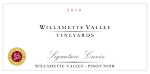 Willamette Valley Vineyards signature cuvee pinot noir