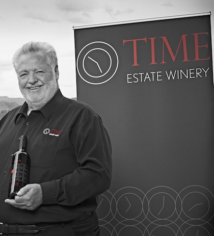 Harry McWatters, co-owner of TIME Estate Winery in Oliver, BC, founded the Okanagan Wine Festivals Society in 1980.