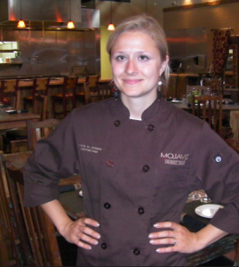 Alaska native Kristina Martilla Johnson, age 26, has been executive chef for Mojave at Desert Wind Winery in Prosser, Wash., since 2012.