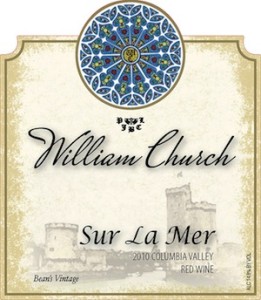 William Church Sur la Mer is a Merlot-based blend from a Woodinville, Wash., winery.
