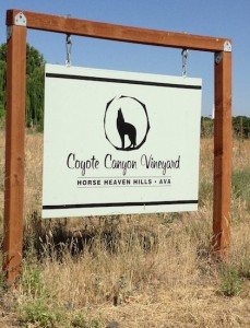 Coyote Canyon Vineyard, an 1,100-acre site, was established by Mike Andrews in 1994 south of Prosser in Washington's Horse Heaven Hills. Andrews launched Coyote Canyon Winery in 2004.