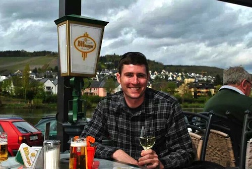 Marcus Rafanelli drinks Riesling in Germany's Mosel Valley.
