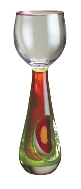 The 2014 Washington State Wine Awards goblet, designed by Julie Conway, goes to The Marc (Restaurant of the Year) and Total Wine and More (Retailer of the Year).