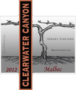 clearwater-canyon-cellars-verhey-vineyard-malbec-2012-label