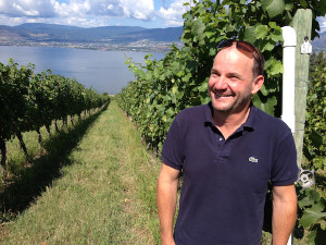 Andy Gebert, winemaker and co-owner of St. Hubertus Estate Winery and Oak Bay in Kelowna, British Columbia, served in the Swiss army before joining his brother in 1990 and launching their winery.