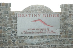 Alexandria Nicole Cellars and Destiny Ridge Vineyard