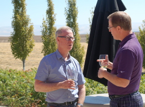 It took John Duval a total of 32 hours of traveling from Australia to attend a vertical tasting staged Sept. 12, 2014, at Long Shadows Vintners in Walla Walla, Wash., featuring Syrah he made under the Sequel brand