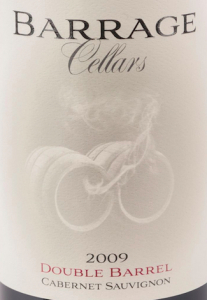 barrage-cellars-double-barrel-cabernet-sauvignon-2009-label