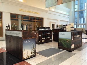 Stoller Family Estate in Dayton, Ore., opens its kiosk Nov. 1, 2014 at Washington Square, becoming the first winery to pour and sell wine in the shopping center's history.