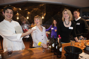 Chef/author Becky Selengut, left, Mercer Estates winemaker Jessica Munnell, center, and chef/author Erin Coopey share a laugh during the 2014 Women Stars of Food and Wine in Seattle.