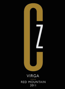 Convergence Zone Cellars 2011 Virga label