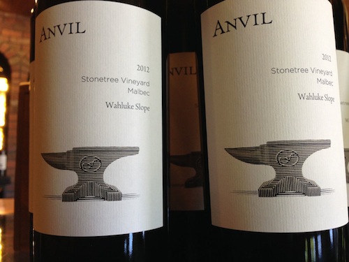 Anvil wines are made by Forgeron Cellars in Walla Walla, Washington.