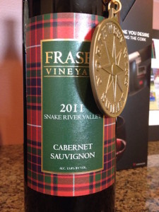 The award-winning Fraser Vineyard 2011 Cabernet Sauvignon was the final vintage of Cab produced under the Fraser Vineyard label..