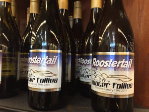 Gordon Estate Winery in Pasco, Wash., is raising funds for the Tri-City Water Follies Association via sales of its 2014 Roostertail White Wine at Yoke's Fresh Market in Richland, Wash.