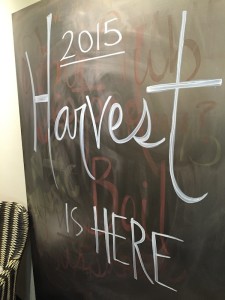 Barnard Griffin tasting room announces harvest has arrived.