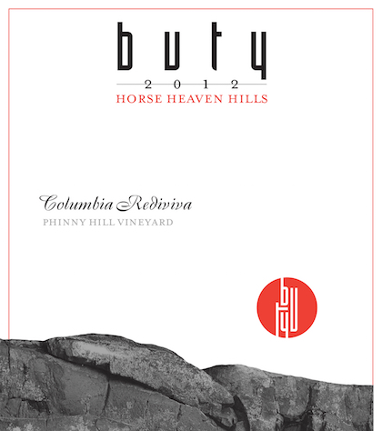 Buty Winery 2012 Phinny Hill Vineyard Columbia Rediviva label