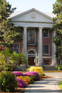 The administrative offices of Linfield College in McMinnville, Ore., are headquartered at Melrose Hall, which was built in 1929.