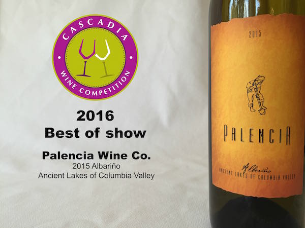 Palencia Wine Co. won the top prize at the 2016 Cascadia Wine Competition.