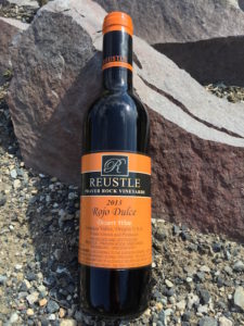 The Reustle-Prayer Rock Vineyards 2013 Rojo Dulce, a Port-style bottling made from Tinta Roriz, was chosen the best dessert wine at the 2016 Dan Berger's International Wine Competition.