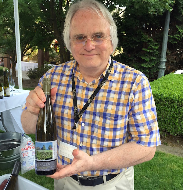 Harry Peterson-Nedry, founding winemaker for Chehalem Wines In Oregon's Willamette Valley, pours at the grand tasting of Riesling Rendezvous on Sunday, July 17, 2016 in Woodinville, Wash. (Photo by Eric Degerman/Great Northwest Wine)