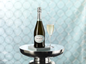 Michelle Sparkling Wines nonvintage Brut is created with methode Champenoise using a blend of Chardonnay, Pinot Noir and Pinot Gris. It is aged on the lees for 18 months and topped with a dosage to create a residual sugar of about 1.3 percent.