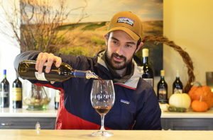 Sager Small, 29, is a student in Walla Walla Community College's viticulture and enology program.