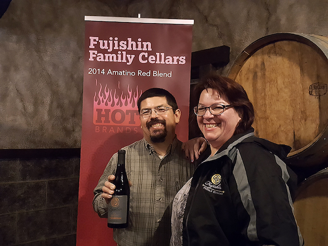 Fujishin Family Cellars, operated by Martin Fujishin and GM/wife Teresa Moye Fujishin in Caldwell, Idaho, has been named as one of 10 Hot Brands for 2016 by Wine Business Monthly magazine.